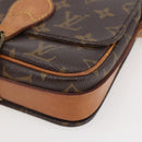 LOUIS VUITTON Monogram Cartouchiere PM Shoulder Bag M51254 LV Auth BA6119-10