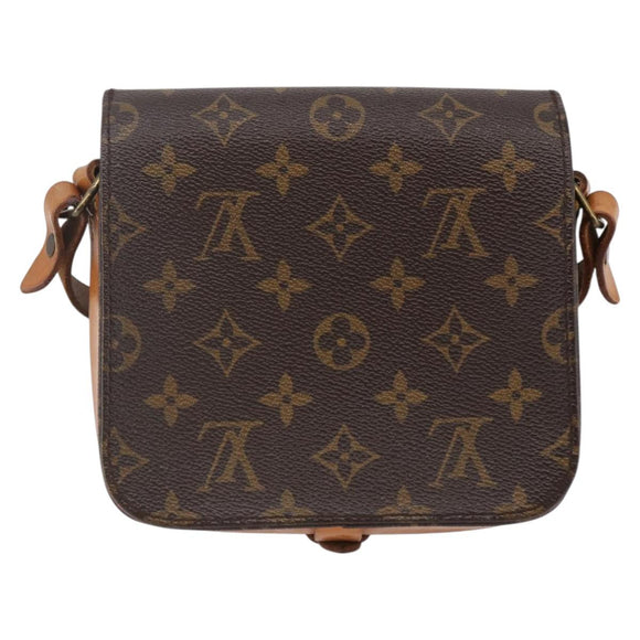 LOUIS VUITTON Monogram Cartouchiere PM Shoulder Bag M51254 LV Auth BA6119
