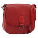 LOUIS VUITTON Epi Saint Cloud GM Shoulder Bag Red M52197 LV Auth BA6120-1