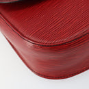 LOUIS VUITTON Epi Saint Cloud GM Shoulder Bag Red M52197 LV Auth BA6120-15