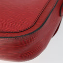 LOUIS VUITTON Epi Saint Cloud GM Shoulder Bag Red M52197 LV Auth BA6120-16