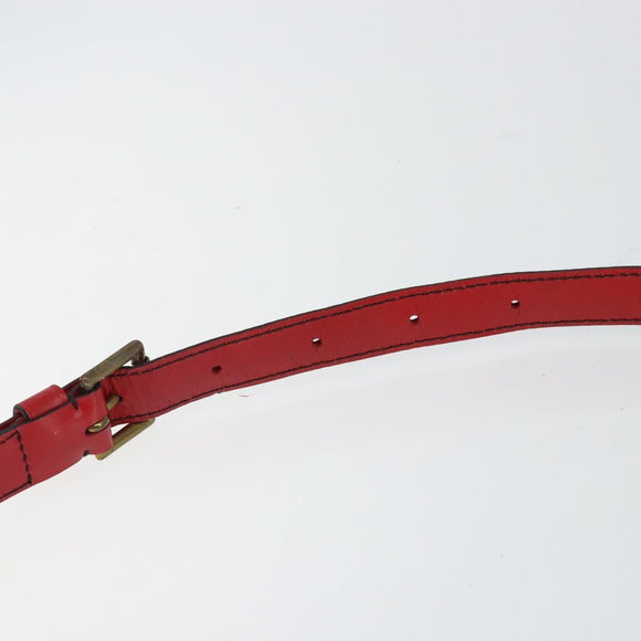 LOUIS VUITTON Epi Saint Cloud GM Shoulder Bag Red M52197 LV Auth BA6120