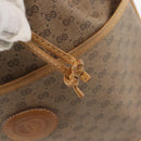 GUCCI Micro GG Supreme Shoulder Bag PVC Beige Gold 001 904 0791 Auth BA6122-10