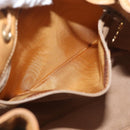 GUCCI Micro GG Supreme Shoulder Bag PVC Beige Gold 001 904 0791 Auth BA6122-22