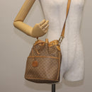 GUCCI Micro GG Supreme Shoulder Bag PVC Beige Gold 001 904 0791 Auth BA6122-23