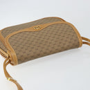 GUCCI Micro GG Supreme Shoulder Bag PVC Beige Gold Auth BA6123-6