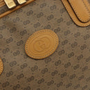 GUCCI Micro GG Supreme Hand Bag PVC Beige Gold 000 94 0030 Auth BA6124-15