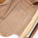 GUCCI Micro GG Supreme Hand Bag PVC Beige Gold 000 94 0030 Auth BA6124-17