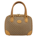GUCCI Micro GG Supreme Hand Bag PVC Beige Gold 000 94 0030 Auth BA6124-2