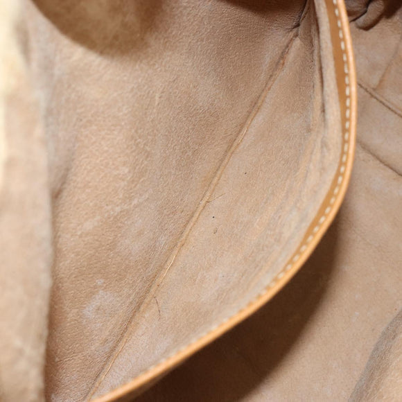 GUCCI Micro GG Supreme Hand Bag PVC Beige Gold 000 94 0030 Auth BA6124