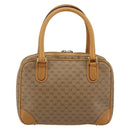 GUCCI Micro GG Supreme Hand Bag PVC Beige Gold 000 94 0030 Auth BA6124-3