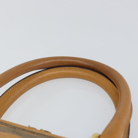 GUCCI Micro GG Supreme Hand Bag PVC Beige Gold 000 94 0030 Auth BA6124