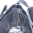 CELINE Shoulder Bag Leather Black Gold Auth BA6127-21