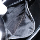 CELINE Shoulder Bag Leather Black Gold Auth BA6127-11