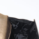 Salvatore Ferragamo Gancini Shoulder Bag Leather Gold Auth BA6129-19