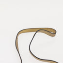 Salvatore Ferragamo Gancini Shoulder Bag Leather Gold Auth BA6129-8