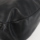 Jimmy Choo Studs Shoulder Bag Leather Black Auth BA6132-15