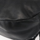 Jimmy Choo Studs Shoulder Bag Leather Black Auth BA6132-16