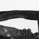 Jimmy Choo Studs Shoulder Bag Leather Black Auth BA6132-8
