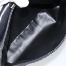 BALLY Hand Bag Leather Black Gold Auth BA6133-17