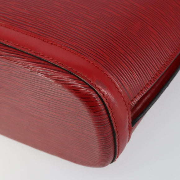 LOUIS VUITTON Epi Lussac Shoulder Bag Red M52287 LV Auth BA6137