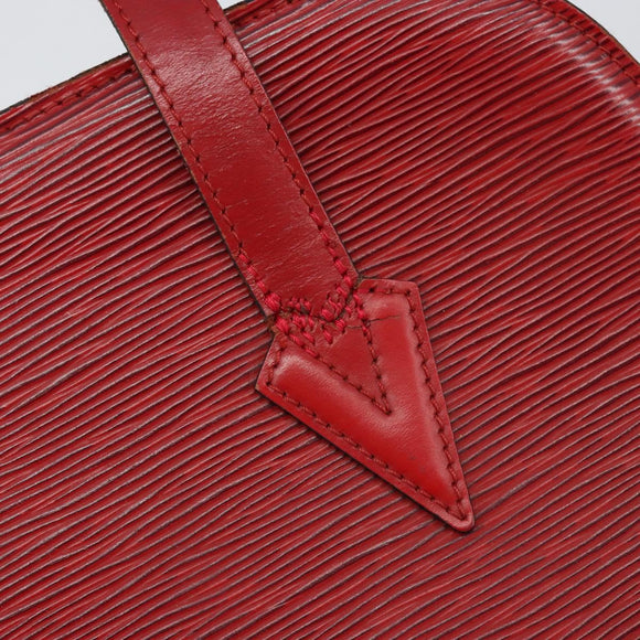 LOUIS VUITTON Epi Lussac Shoulder Bag Red M52287 LV Auth BA6137