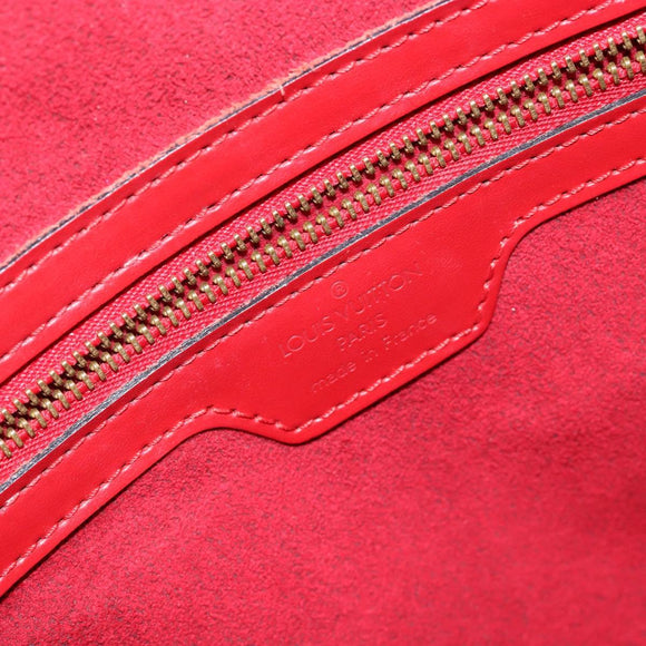 LOUIS VUITTON Epi Lussac Shoulder Bag Red M52287 LV Auth BA6137