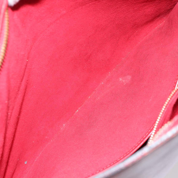 LOUIS VUITTON Epi Lussac Shoulder Bag Red M52287 LV Auth BA6137