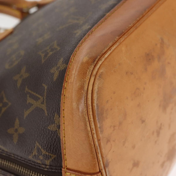 LOUIS VUITTON Monogram Alma Hand Bag M51130 LV Auth BA6141