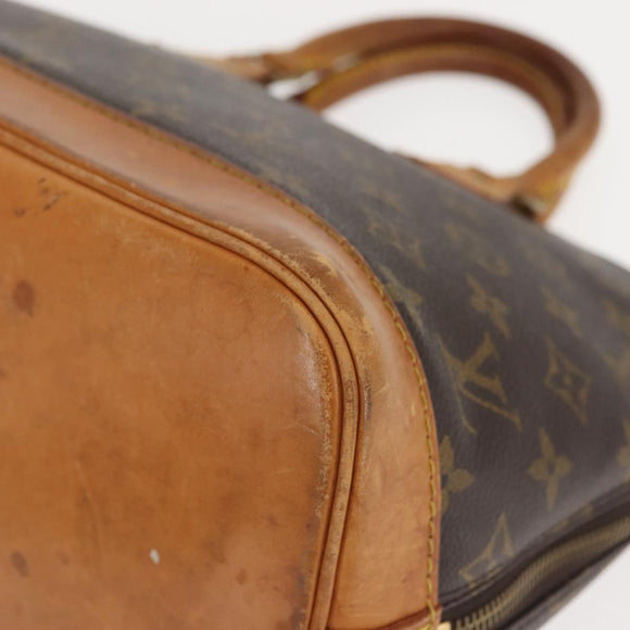 LOUIS VUITTON Monogram Alma Hand Bag M51130 LV Auth BA6141