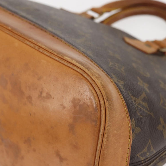 LOUIS VUITTON Monogram Alma Hand Bag M51130 LV Auth BA6141