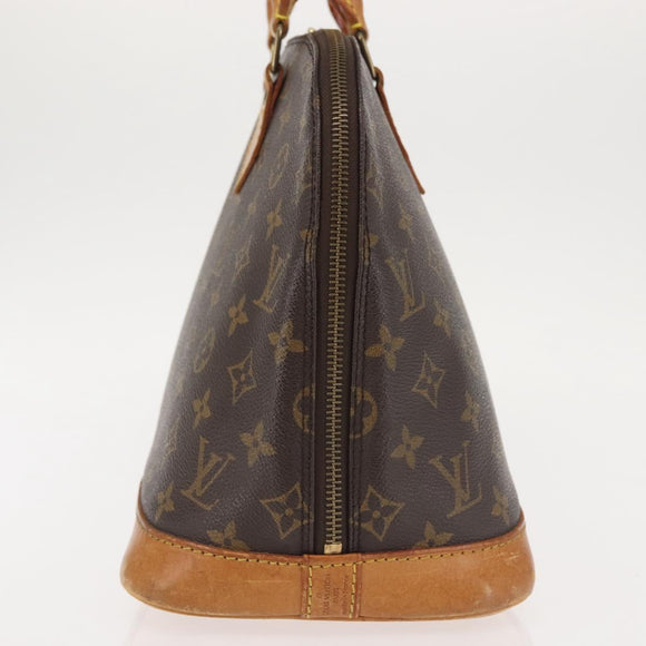 LOUIS VUITTON Monogram Alma Hand Bag M51130 LV Auth BA6141