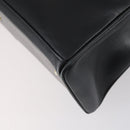 GUCCI Bamboo Hand Bag Leather 2way Black Gold 002 2855 0322 0 Auth BA6143-14