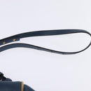 Chloe Etel Hand Bag Leather 2way Blue Gold Auth BA6149-10