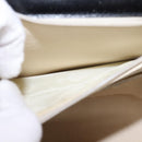 BALLY Shoulder Bag Leather Black Gold Auth BA6151-21