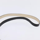 BALLY Shoulder Bag Leather Black Gold Auth BA6151-8