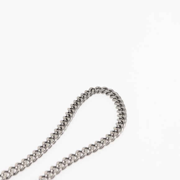 Stella MacCartney Falabella Chain Bag Suede Gray Silver 371223 Auth BA6154