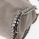 Stella MacCartney Falabella Chain Bag Suede Gray Silver 371223 Auth BA6154-13