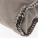 Stella MacCartney Falabella Chain Bag Suede Gray Silver 371223 Auth BA6154-15