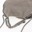Stella MacCartney Falabella Chain Bag Suede Gray Silver 371223 Auth BA6154-6