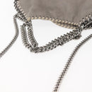 Stella MacCartney Falabella Chain Bag Suede Gray Silver 371223 Auth BA6154-7