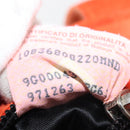 BOTTEGA VENETA Hand Bag Suede Orange Silver Auth BA6156-19