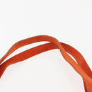 BOTTEGA VENETA Hand Bag Suede Orange Silver Auth BA6156-8