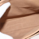 GUCCI GG Supreme Hand Bag PVC Beige Gold 116 02 080 Auth BA6160-11