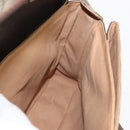 GUCCI GG Supreme Hand Bag PVC Beige Gold 116 02 080 Auth BA6160-20