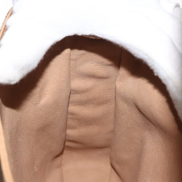 GUCCI GG Supreme Hand Bag PVC Beige Gold 116 02 080 Auth BA6160