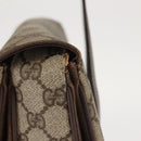 GUCCI GG Supreme Hand Bag PVC Beige Gold 116 02 080 Auth BA6160-4