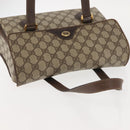 GUCCI GG Supreme Hand Bag PVC Beige Gold 116 02 080 Auth BA6160-7