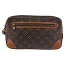 LOUIS VUITTON Monogram Marly Dragonne GM Clutch Bag M51825 LV Auth BA6162-13