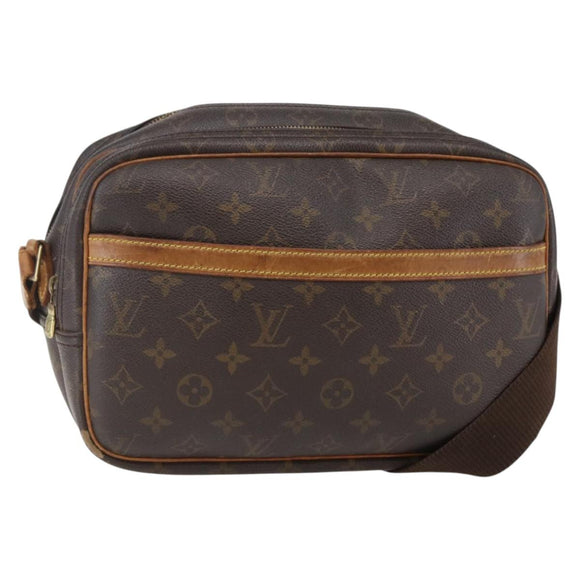 LOUIS VUITTON Monogram Reporter PM Shoulder Bag M45254 LV Auth BA6164